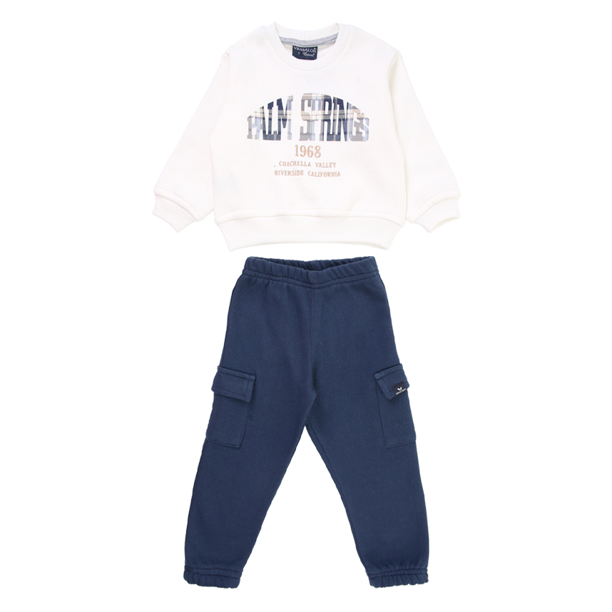 Conjuntil Infantil Vrasalon Blusão Estampa Spring