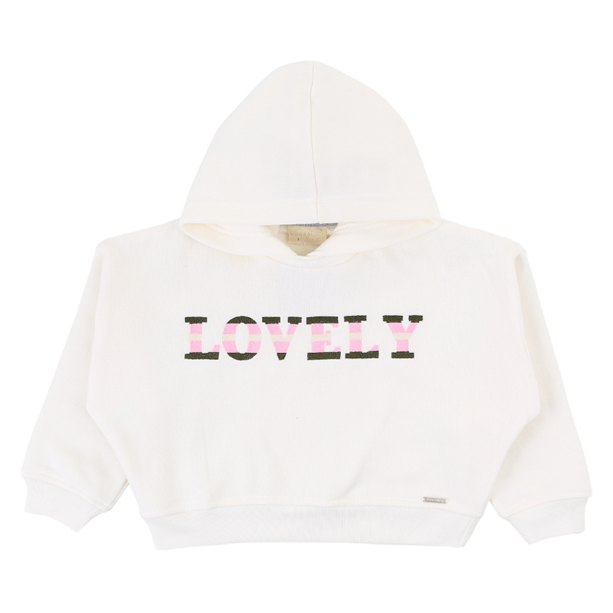 Conjuntil Infantil Vrasalon Blusão Estampa Lovely