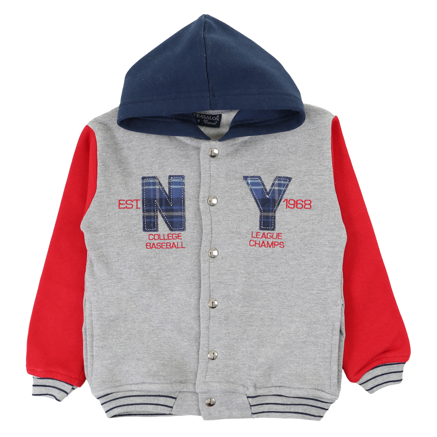 Conjunto Infantil Vrasalon Jaqueta Estampa New York