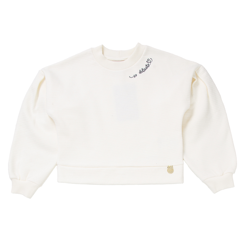 Conjunto Infantil Angerô Blusão Manga Princesa Com Saia