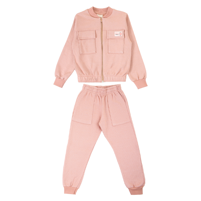 Conjunto Infantil Angerô Blusão Style Bolso Frontal