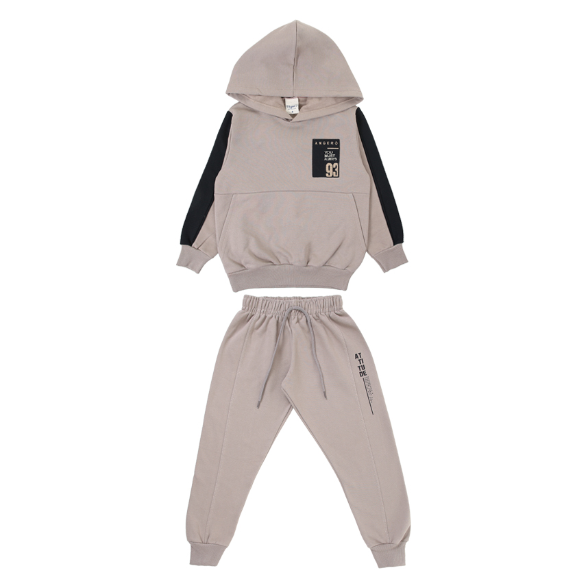 Conjunto Infantil Angerô Moletom Felpado Bolso Canguru