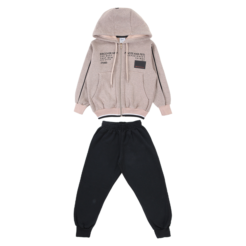 Conjunto Infantil Angerô Blusão Moletom Monique Com Capuz