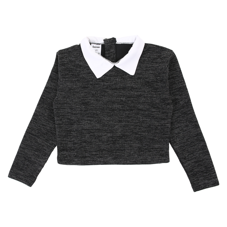 Casaco Juvenil Bonnemini Canelado com Gola