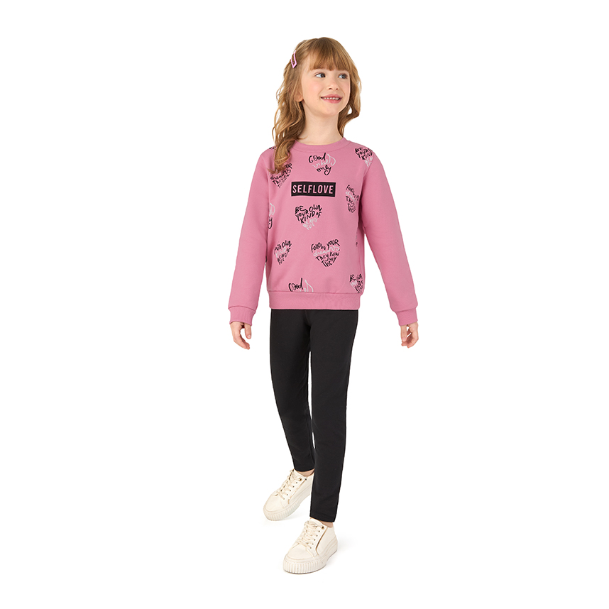 Conjunto Infantil Malwee Blusão Estampado Menina