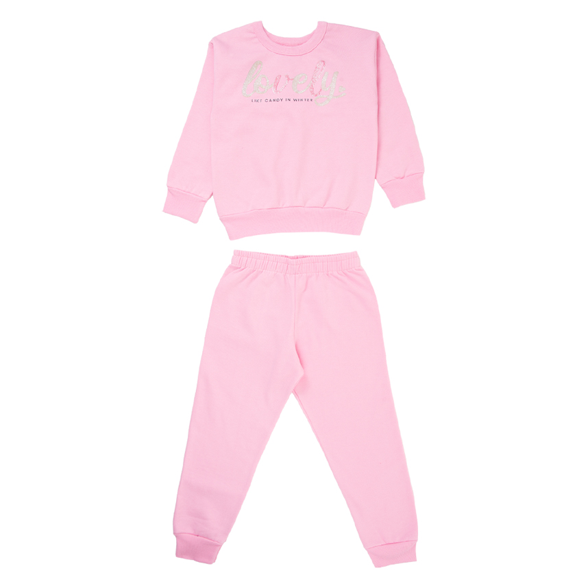 Conjunto Moletom Infantil Kely Kety Blusão Estampa Lovely