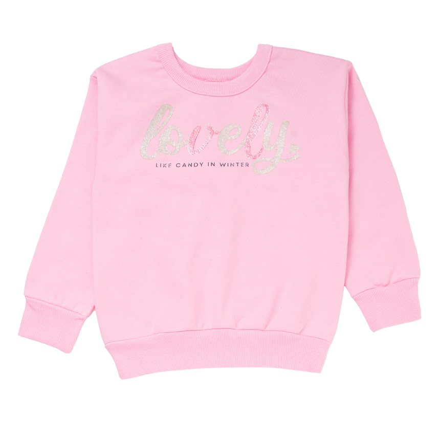 Conjunto Moletom Infantil Kely Kety Blusão Estampa Lovely