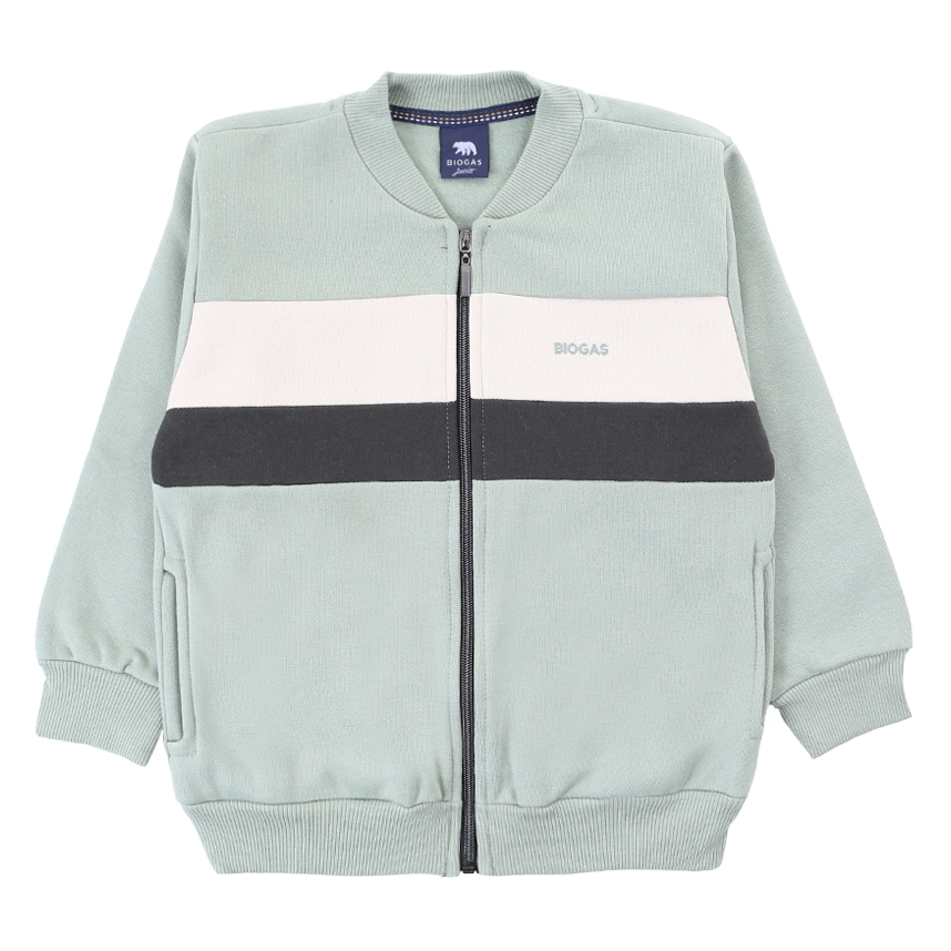 Conjunto Infantil Biogás Jaqueta Recorte Contraste