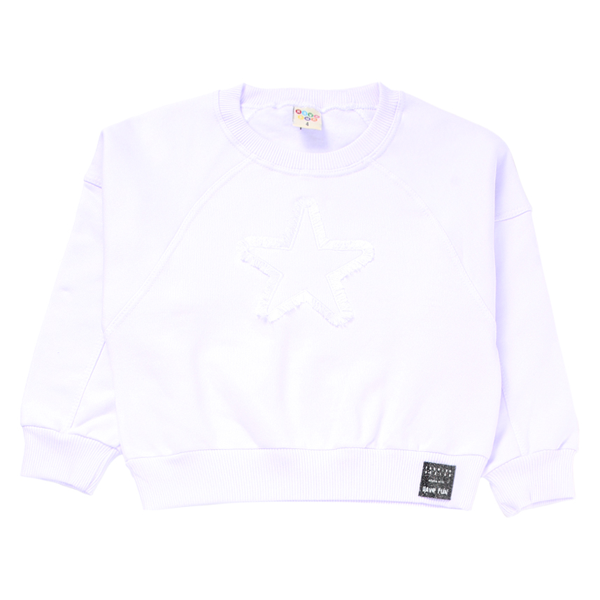 Conjunto Infantil Have Fun Blusão Estampa Estrela Em Moletom