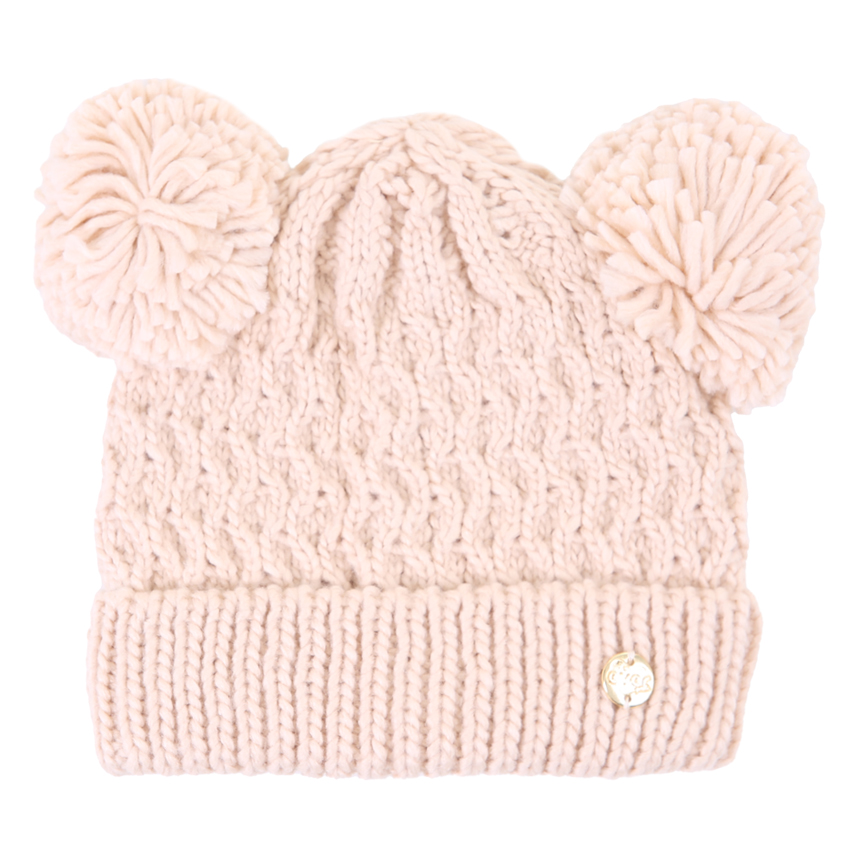 Touca Bebê Everly Acrílica Com Pompom Touca Bebê Everly Acrílica Com Pompom