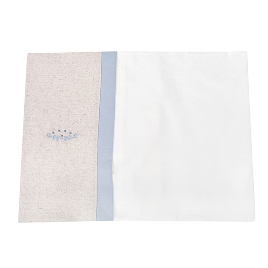 Fronha Minasrey Loupiot Nature Bordado Ramos Fronha Minasrey Loupiot Nature Bordado Ramos