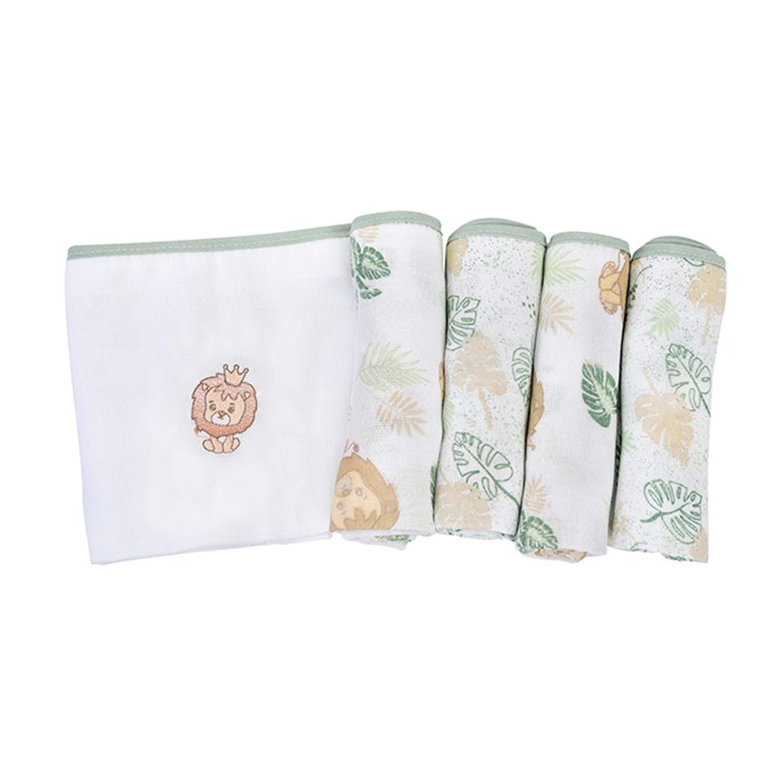 FRALDA DENGO ESTAMPA LEÃO 05 PEÇAS FRALDA DENGO ESTAMPA LEÃO 05 PEÇAS