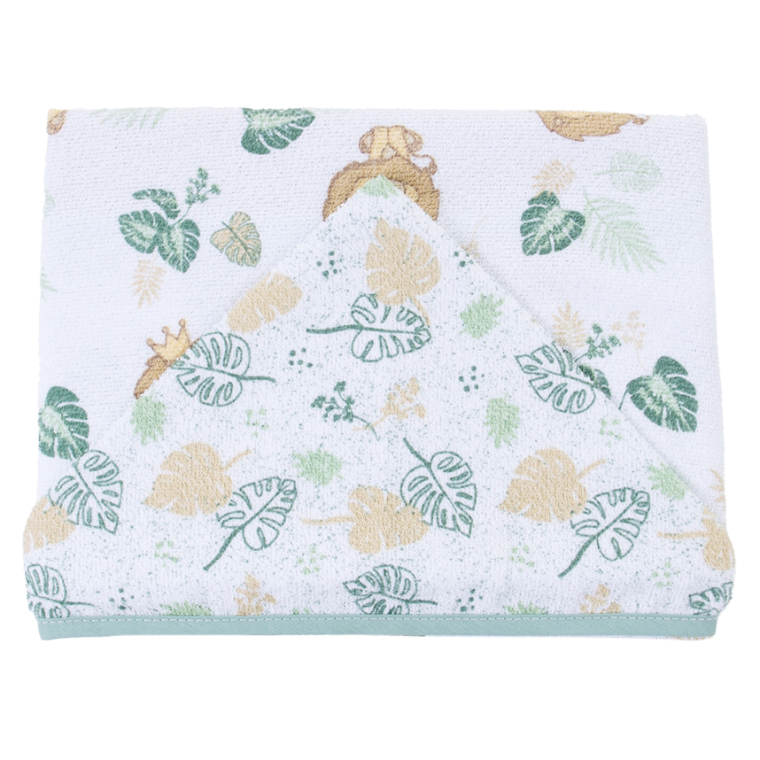 Toalha Com Capuz Dengo Felpa Estampa Leão