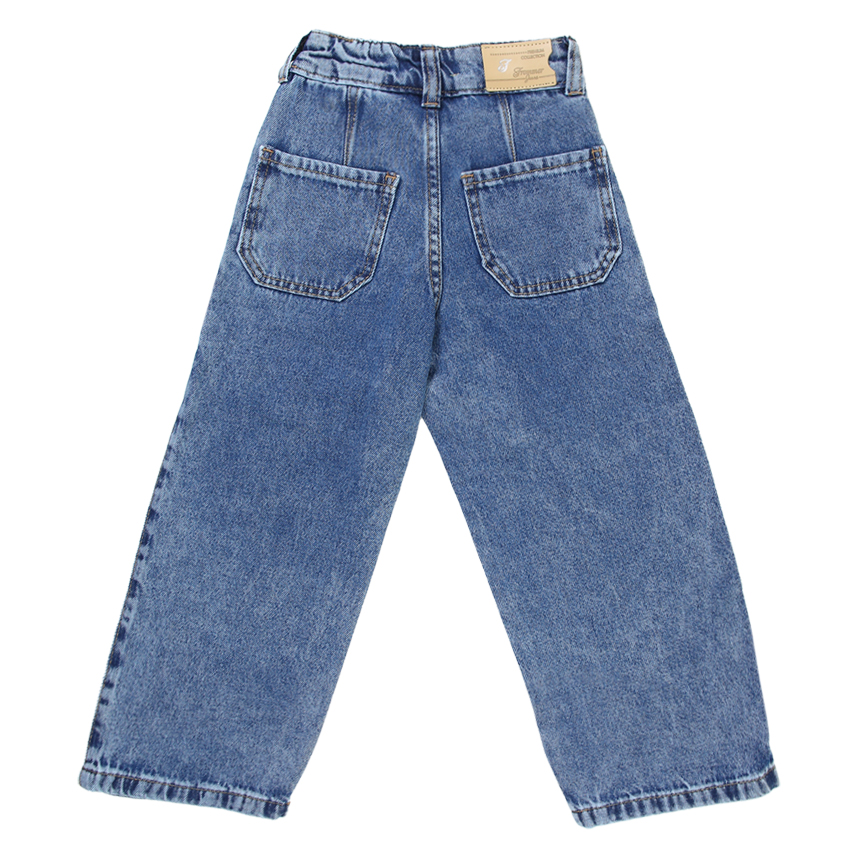 Calça Jeans Infantil Frommer Com Bolso Lapela Frontal