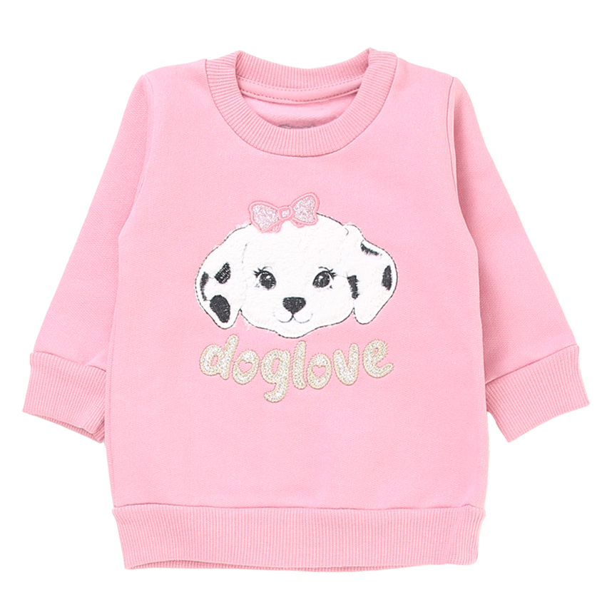 Conjunto Bebê Tileesul Em Moletom Blusão Estampada Dog Love Conjunto Bebê Tileesul Em Moletom Blusão Estampada Dog Love