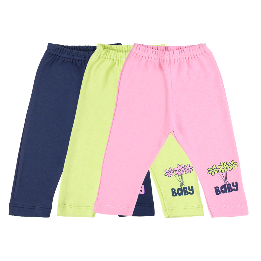 Kit Mijão Petutinha Estampa Baby Flores - 3 peças