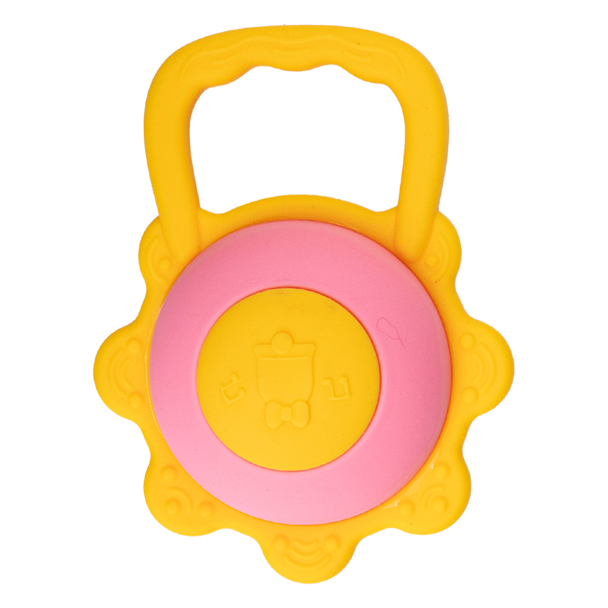 Mordedor Chocalho New Baby em Silicone Mordedor Chocalho New Baby em Silicone