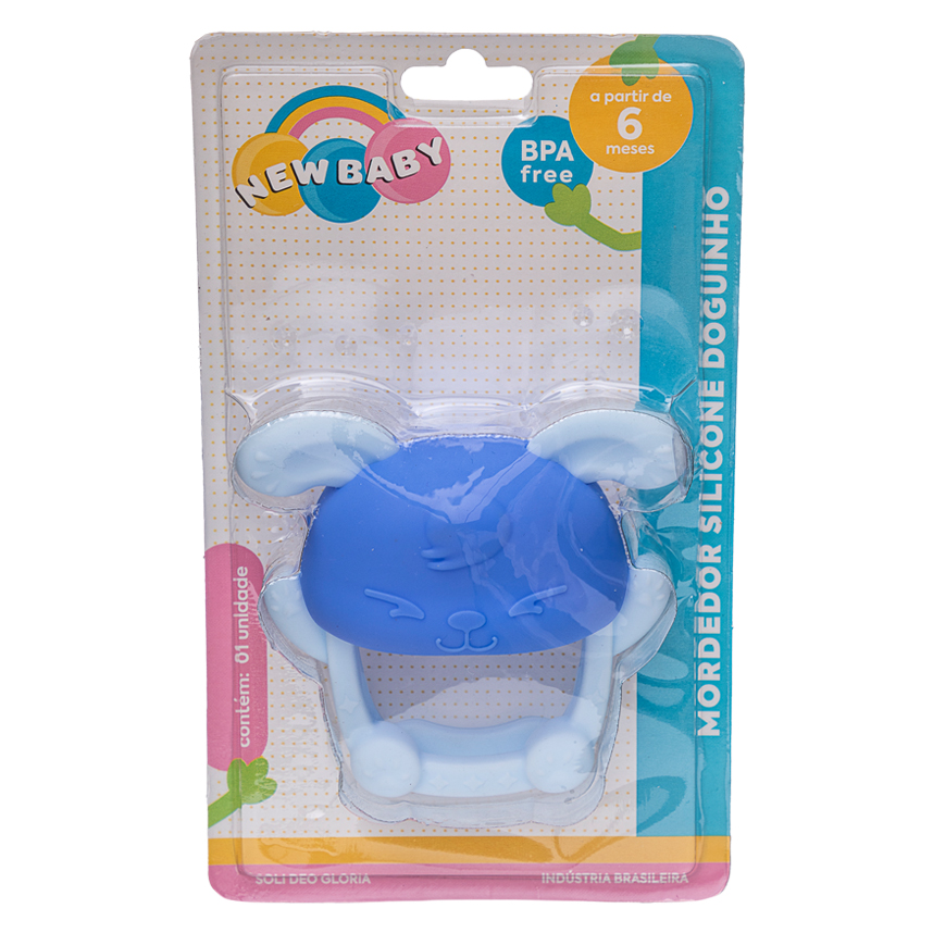 Mordedor New Baby Doguinho em Silicone Mordedor New Baby Doguinho em Silicone