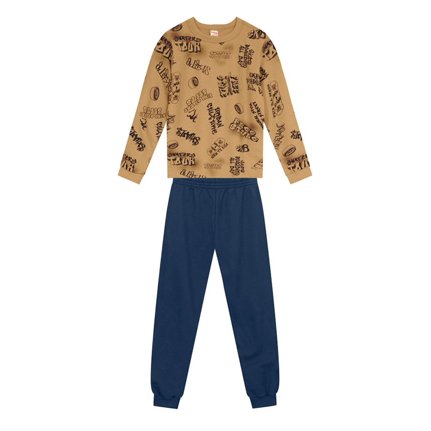 Conjunto Infantil Brandili Blusão Estampa Freestyle