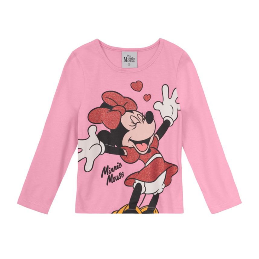Blusa Infantil Brandili Manga Longa Estampa Minnie Blusa Infantil Brandili Manga Longa Estampa Minnie