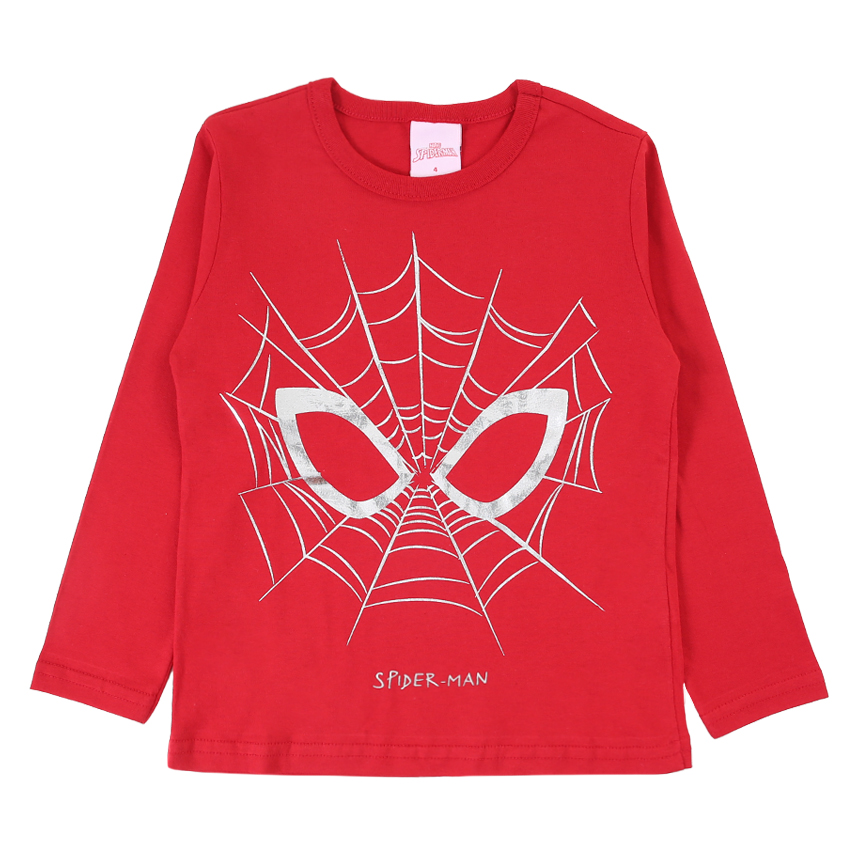 Camiseta Infantil Brandili Manga Longa Spider-Man