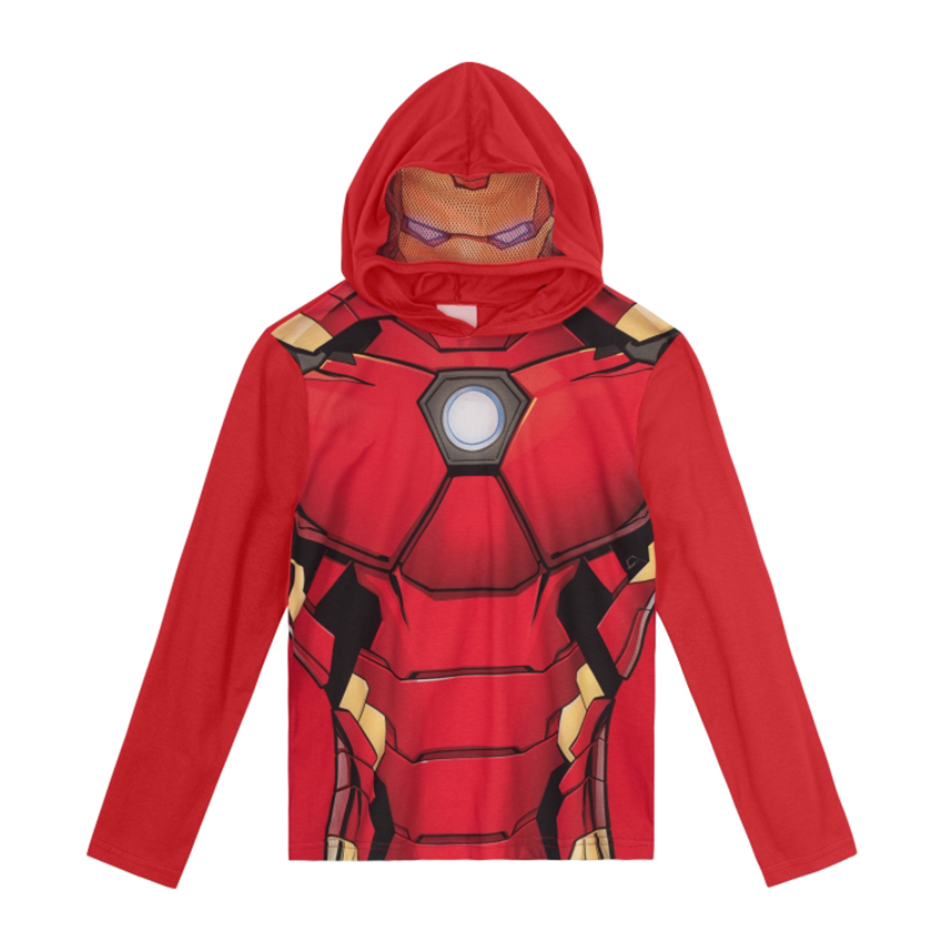 Camiseta Infantil Brandili The Avengers Com Capuz
