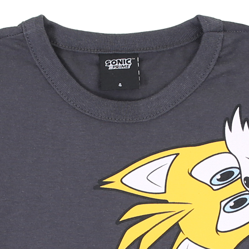 Camiseta Infantil Brandili Manga Longa Sonic