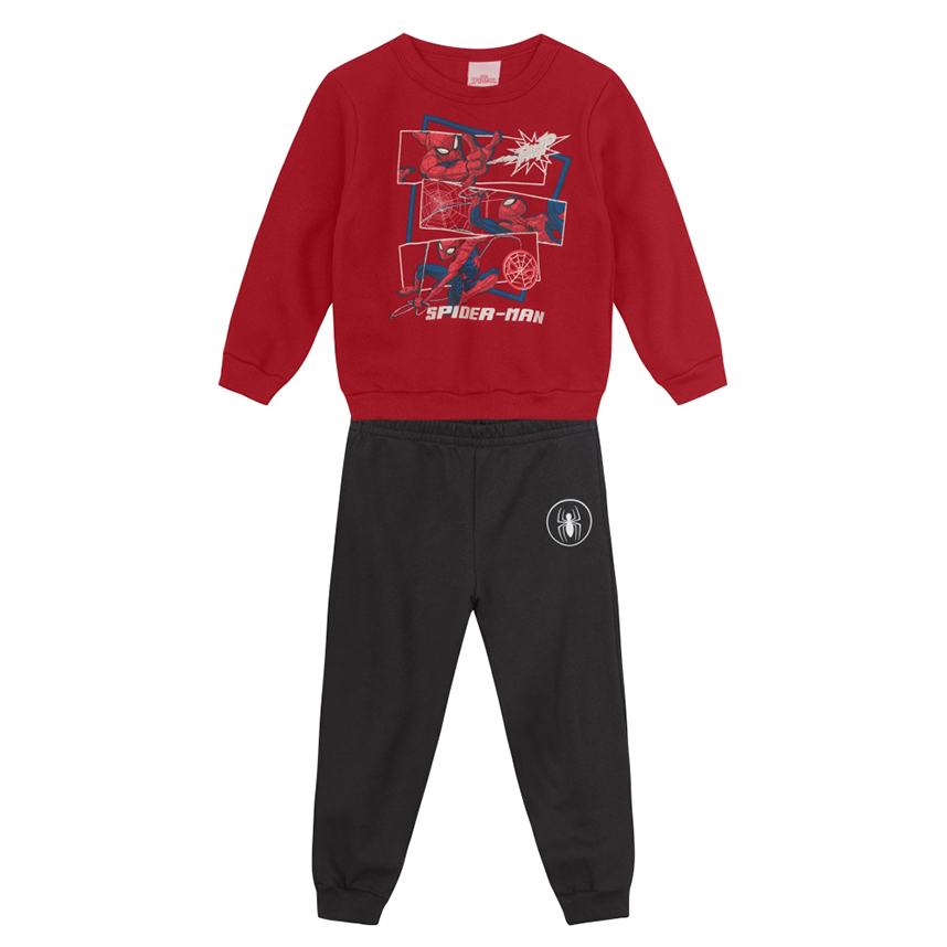 Conjunto Infantil Brandili Blusão Estampa Spider-Man