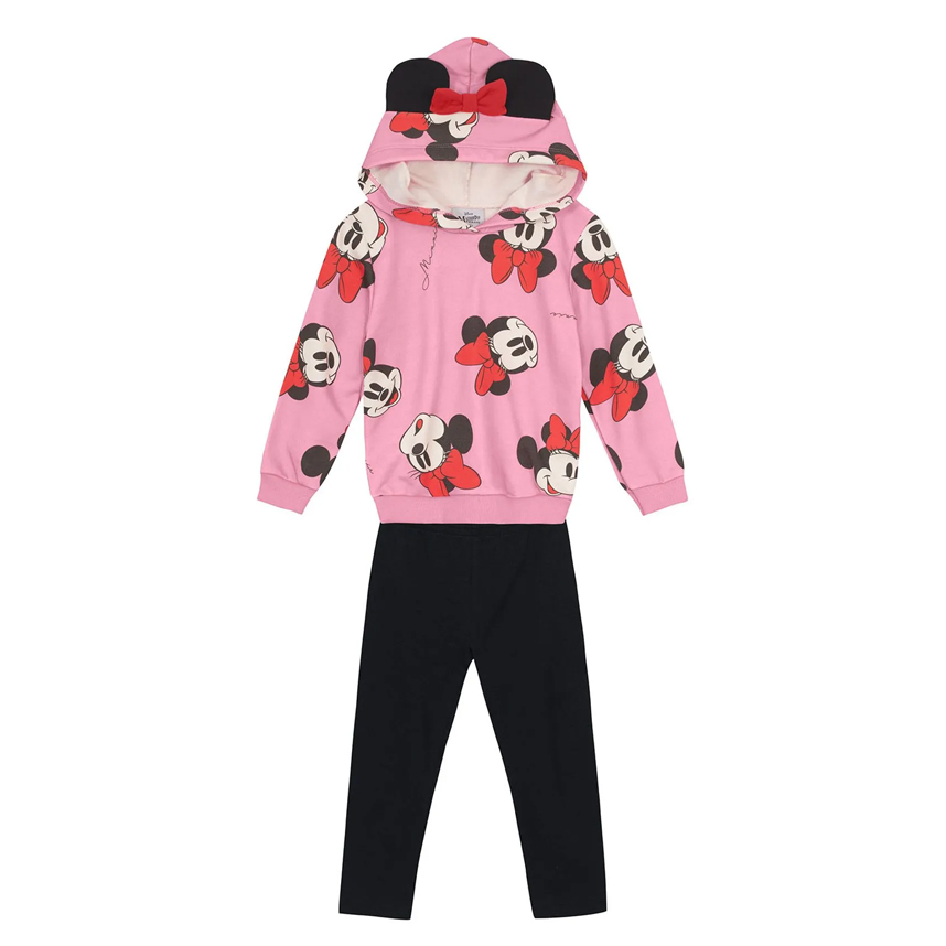 Conjunto Infantil Brandili Blusão Estampa Minnie