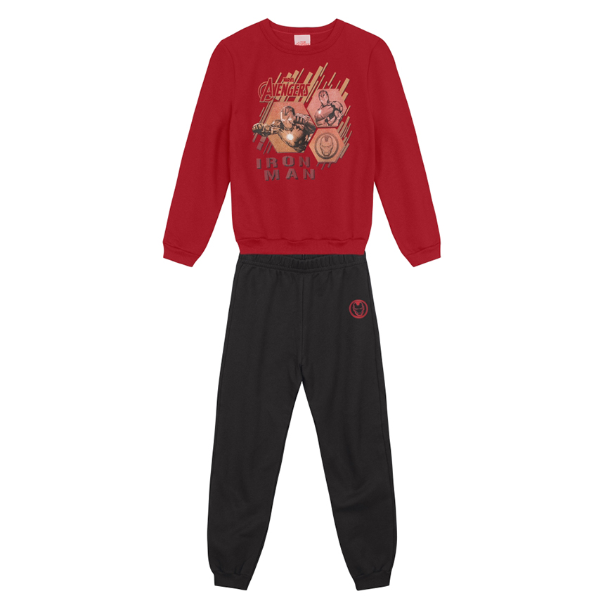 Conjunto Infantil Brandili Blusão Estampa Vingadores