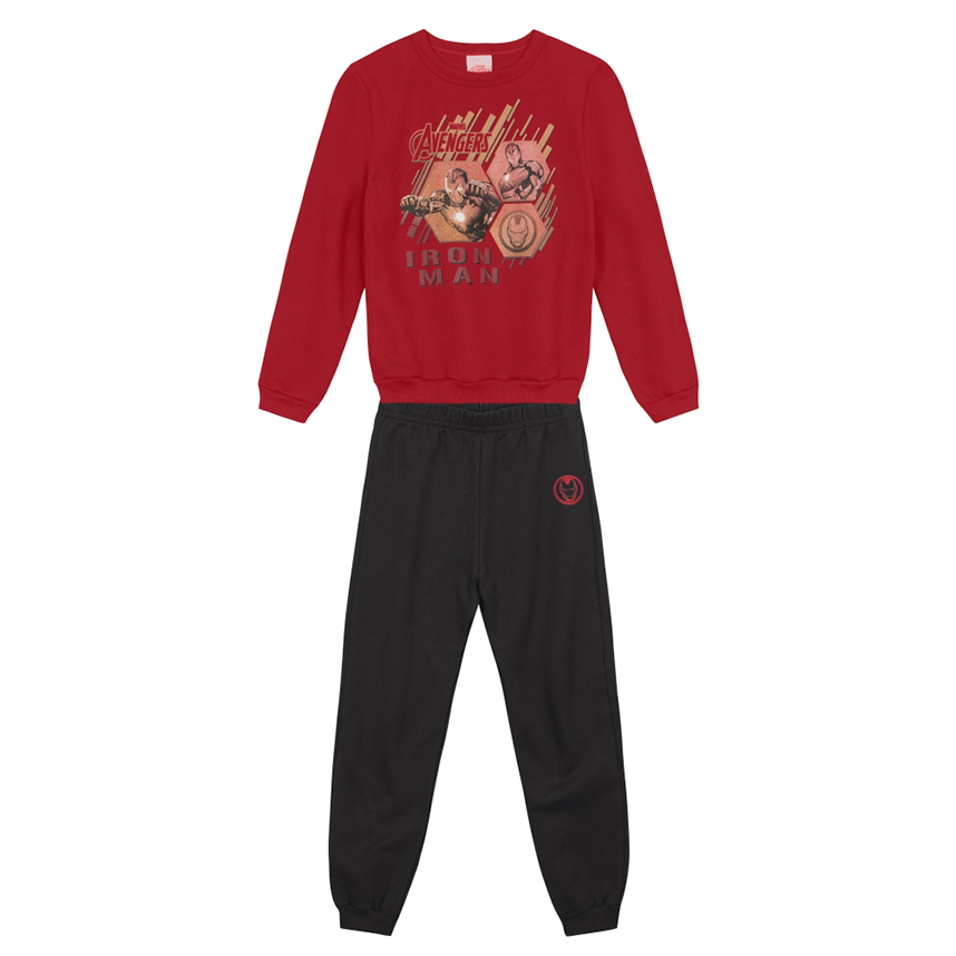 Conjunto Infantil Brandili Blusão Estampa Vingadores