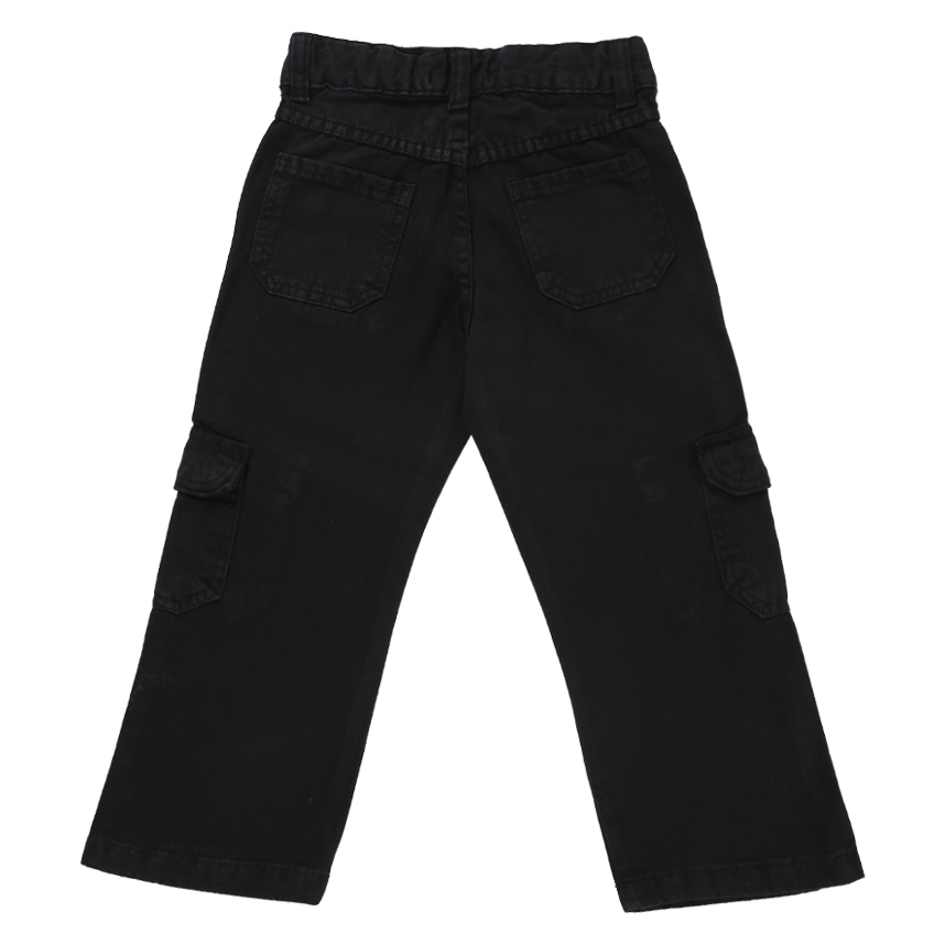 Calça Sarja Infantil Revert Jeans Cargo Com Bolso Frontal