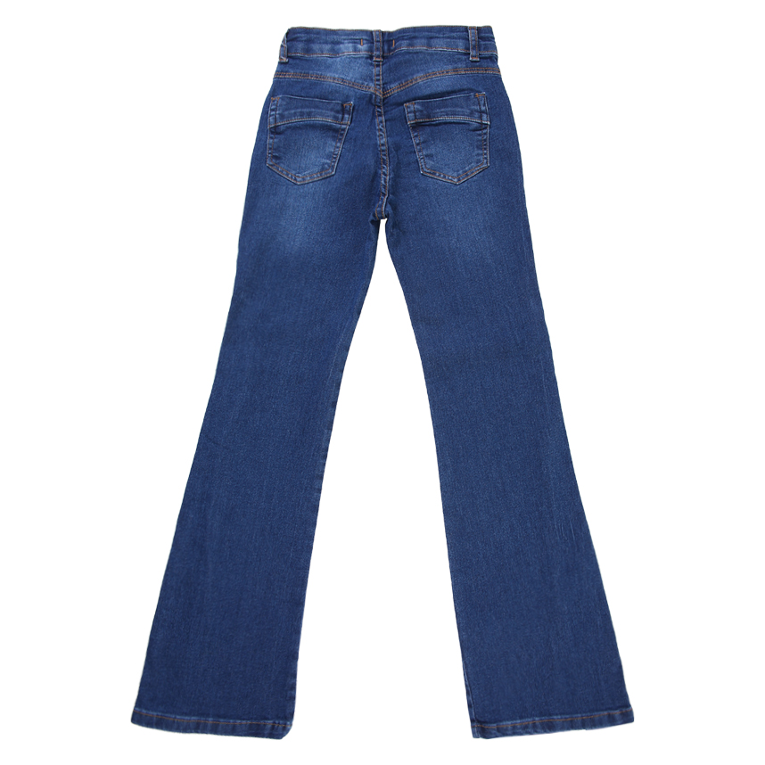 Calça Jeans Juvenil Revert Jeans Flare Com Detalhe Na Perna