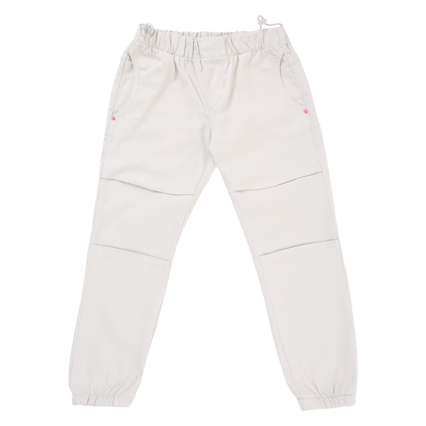 Calça Sarja Infantil Clube do Doce Jogger Com Pregas Calça Sarja Infantil Clube do Doce Jogger Com Pregas