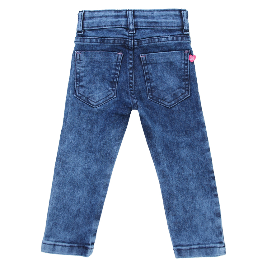 Calça Jeans Infantil Clube do Doce Slim Heart Calça Jeans Infantil Clube do Doce Slim Heart