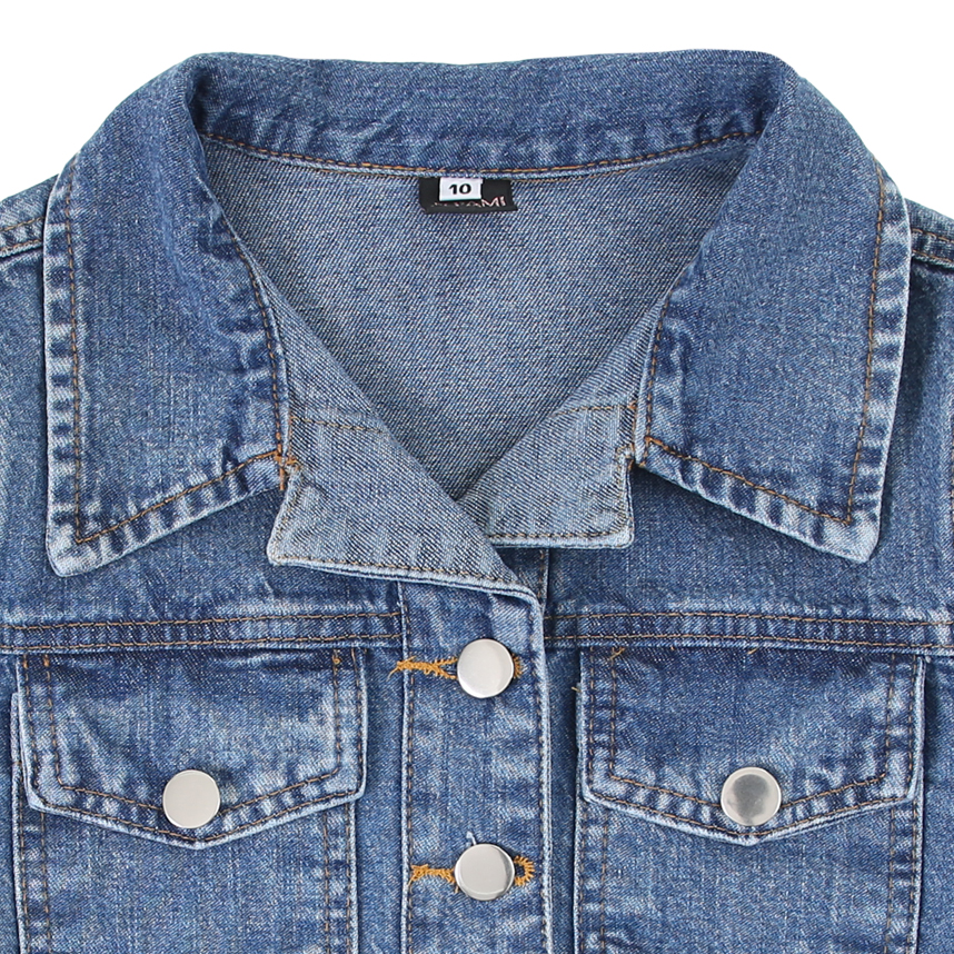 Jaqueta Juvenil Pami Jeans Com Botões