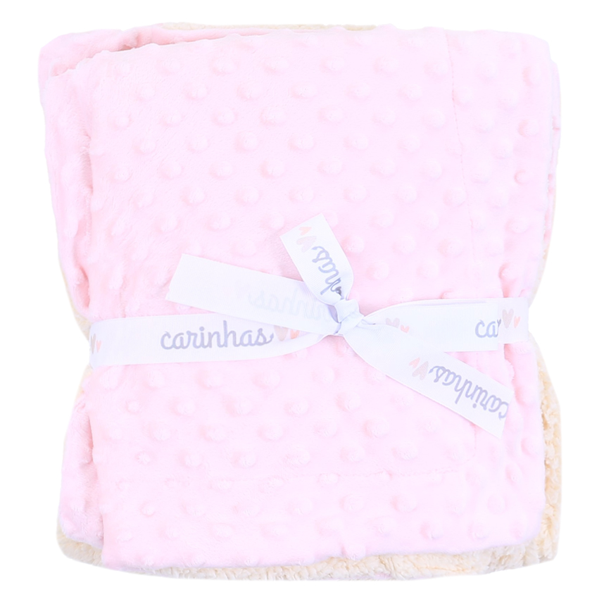 Cobertor Carinhas Pipoquinha Com Sherpa