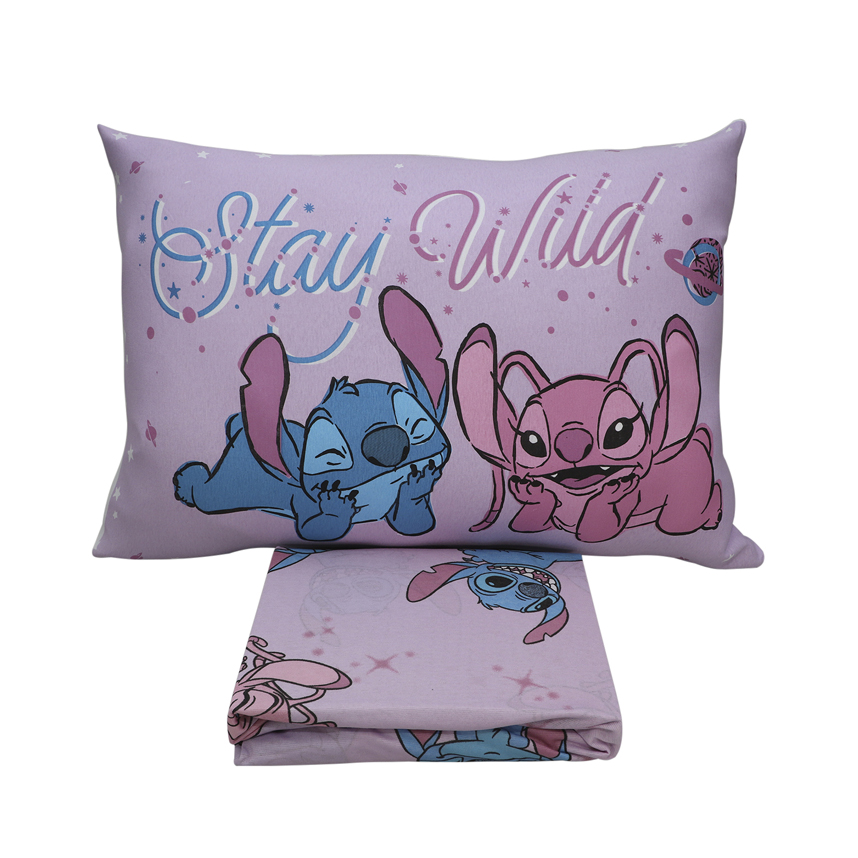 Jogo De Lençol Portallar Estampada Stitch E Angel 02 Peças Jogo De Lençol Portallar Estampada Stitch E Angel 02 Peças