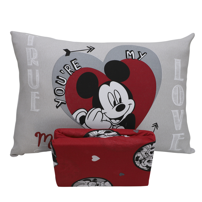 Jogo de Lençol Portallar Estampado Minnie E Mickey 02 Peças Jogo de Lençol Portallar Estampado Minnie E Mickey 02 Peças