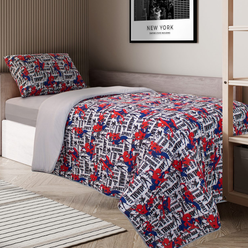 Edredom Portallar Infantil Estampa Homem Aranha