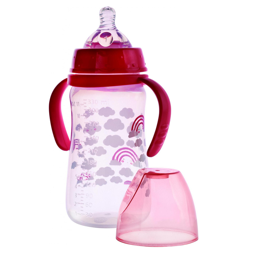 Mamadeira Plasútil 330 ML Com Alça Decorada Menina Mamadeira Plasútil 330 ML Com Alça Decorada Menina
