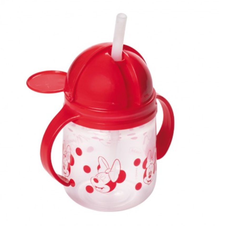 Caneca Plasútil Treinamento Com Canudo Minnie 350 ml Caneca Plasútil Treinamento Com Canudo Minnie 350 ml