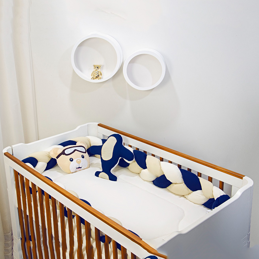 Kit Berço Balu Baby Urso Avião - 08 Peças