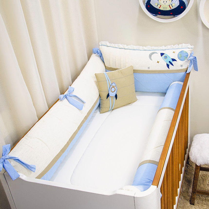 Kit Berço Balu Baby Linho Espaço - 05 Peças