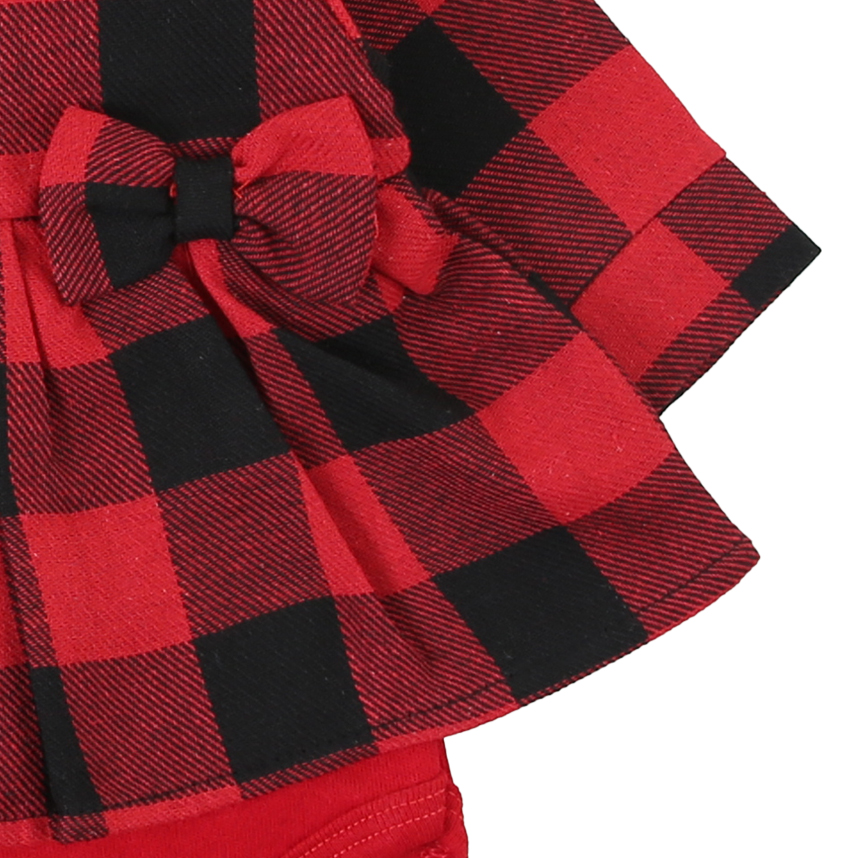 Body Bonettinhos Manga Longa Flanelado Vestido Xadrez Body Bonettinhos Manga Longa Flanelado Vestido Xadrez