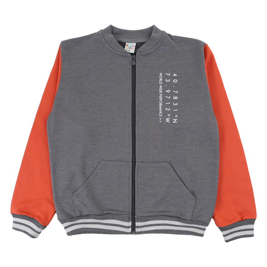 Conjunto Juvenil Have Fun Jaqueta Estilo Universitário Com Zíper