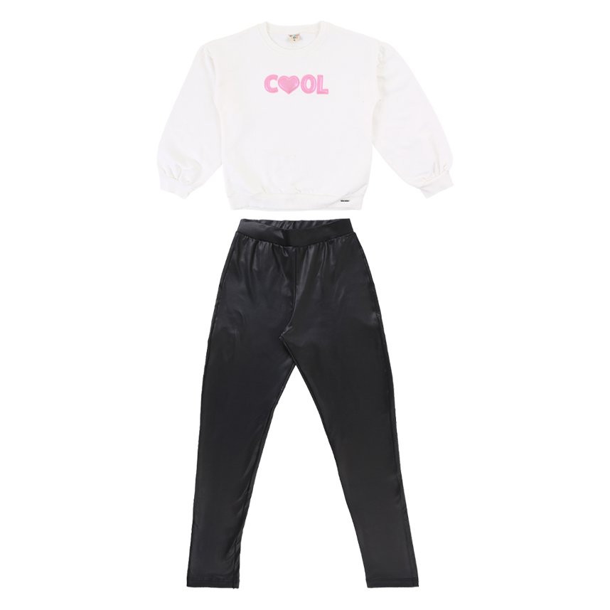 Conjunto Juvenil Have Fun Blusão Estampa Cool