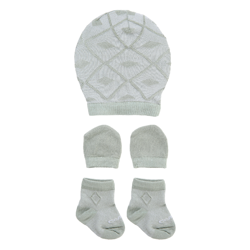 Kit Enxoval Centopé Tecido Trabalhado - 3 Peças Kit Enxoval Centopé Tecido Trabalhado - 3 Peças