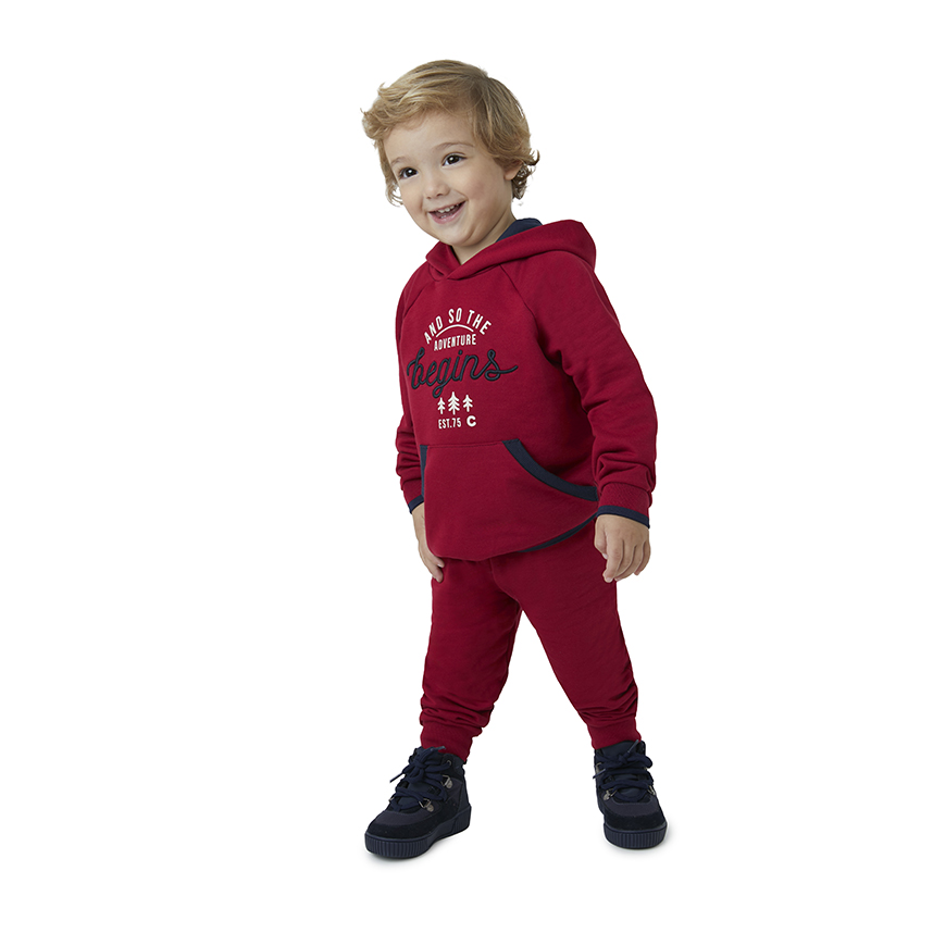 Conjunto Infantil Carinhoso Blusão Estampa Begins