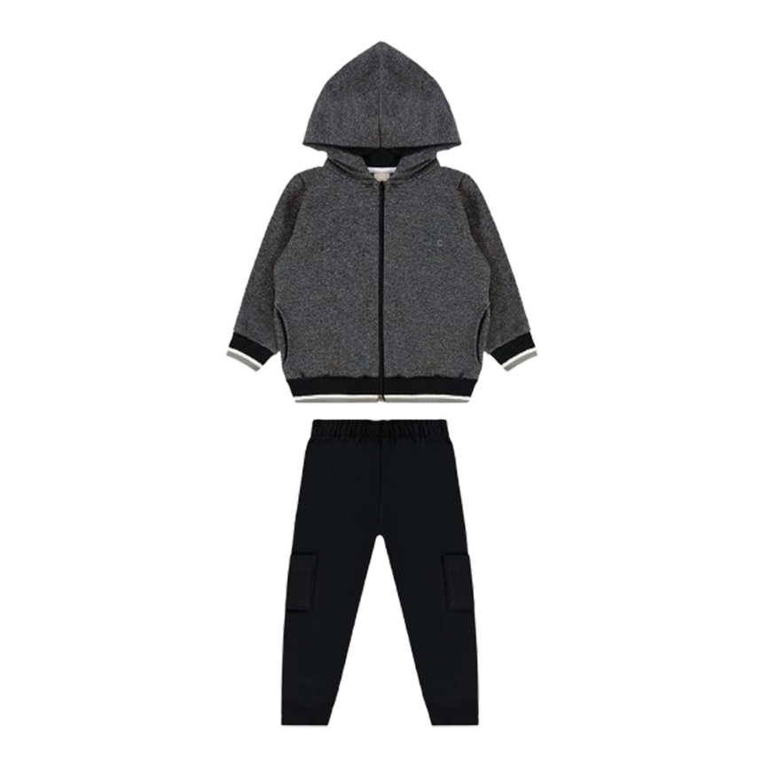 Conjunto Infantil Carinhoso Jaqueta Com Capuz